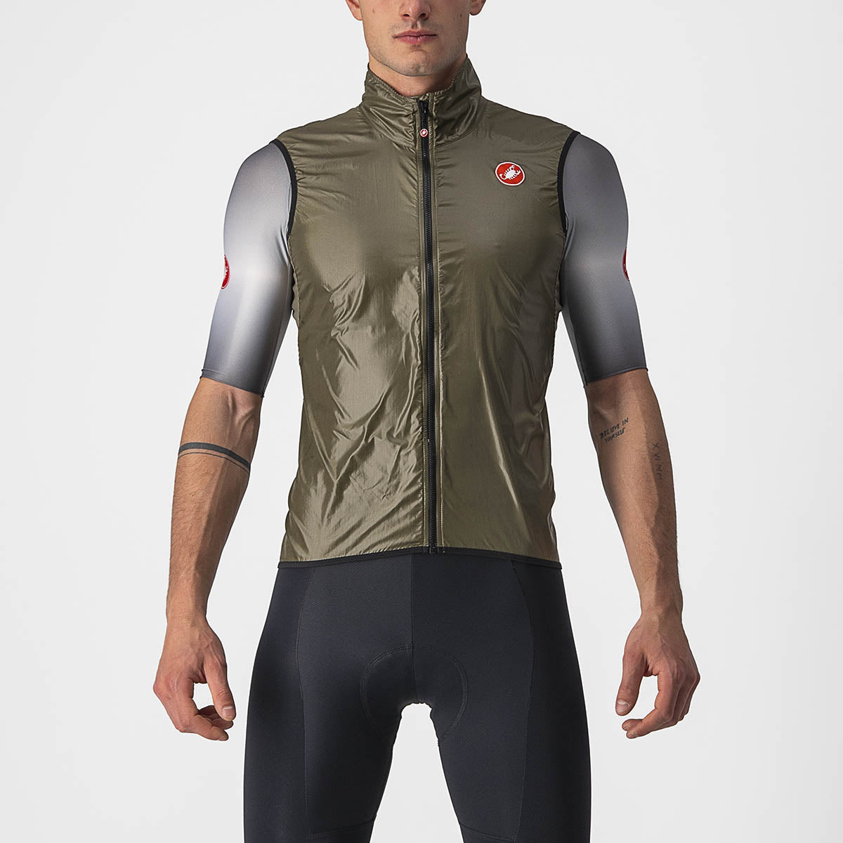 Castelli Aria Vest - Moss Brown