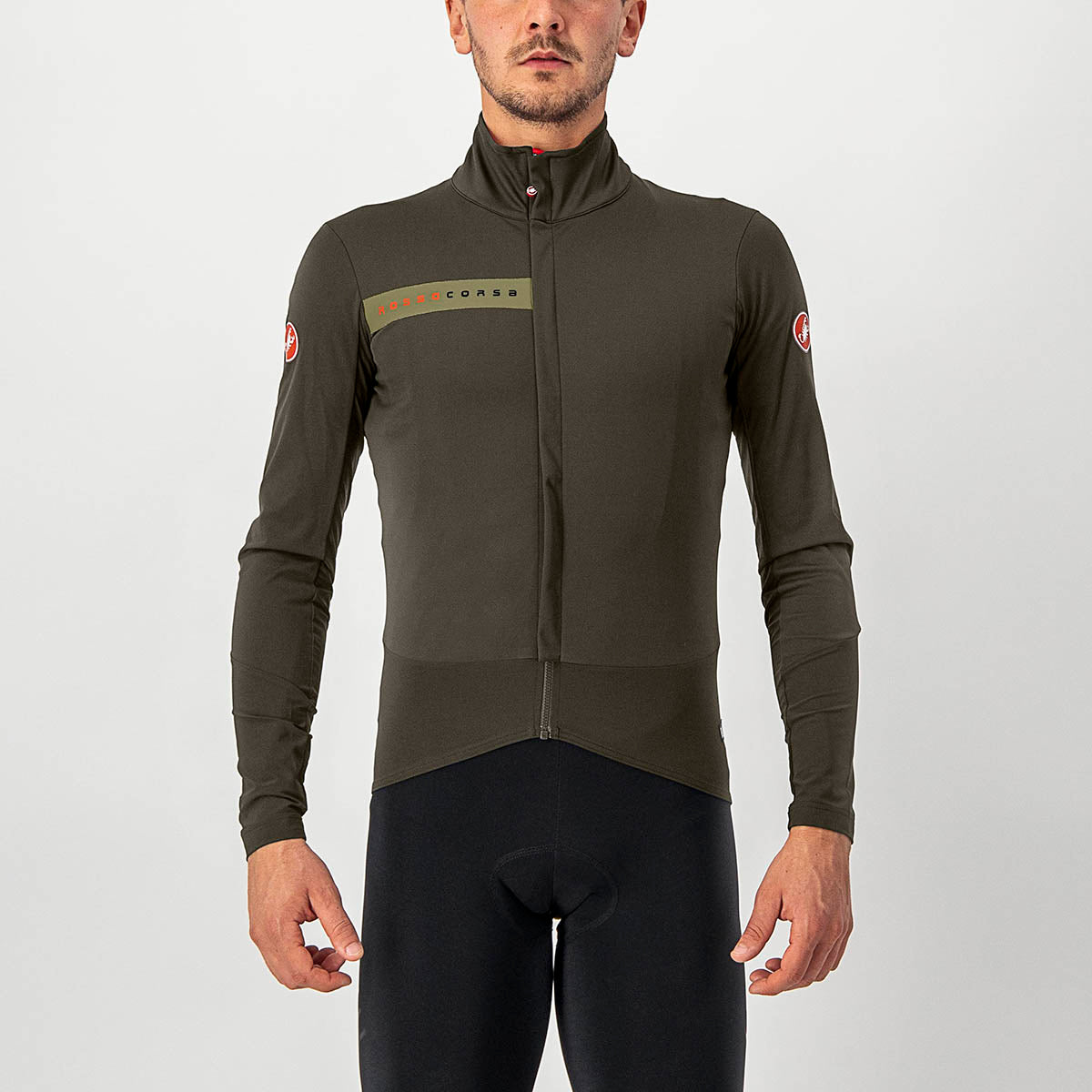 Castelli Beta Ros Jacket - Military Green/Green Tea