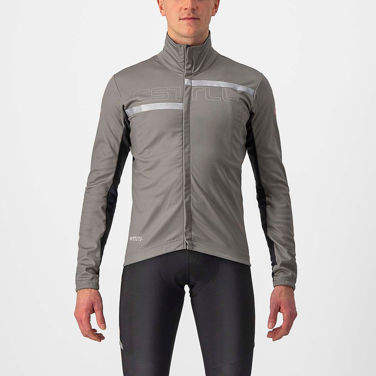 Castelli Transition 2 Jacket - Nickel Gray/Dark Gray-Silver R