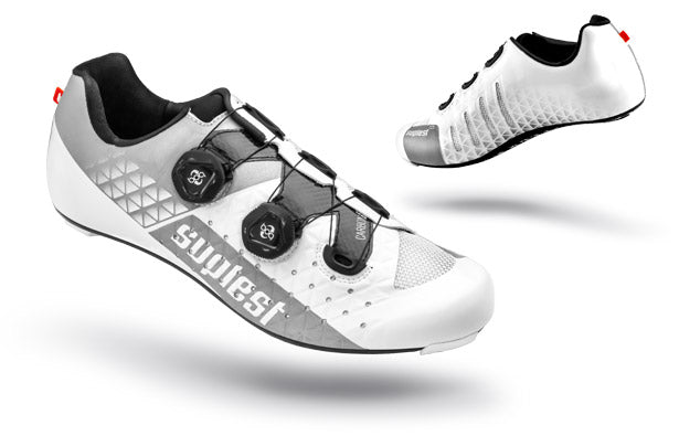 SUPLEST Edge 3 Pro Race Fietsschoen White Silver