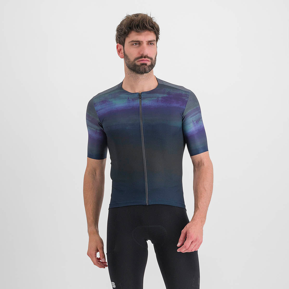 Sportful Flow Supergiara Jersey - Galaxy Blue Black