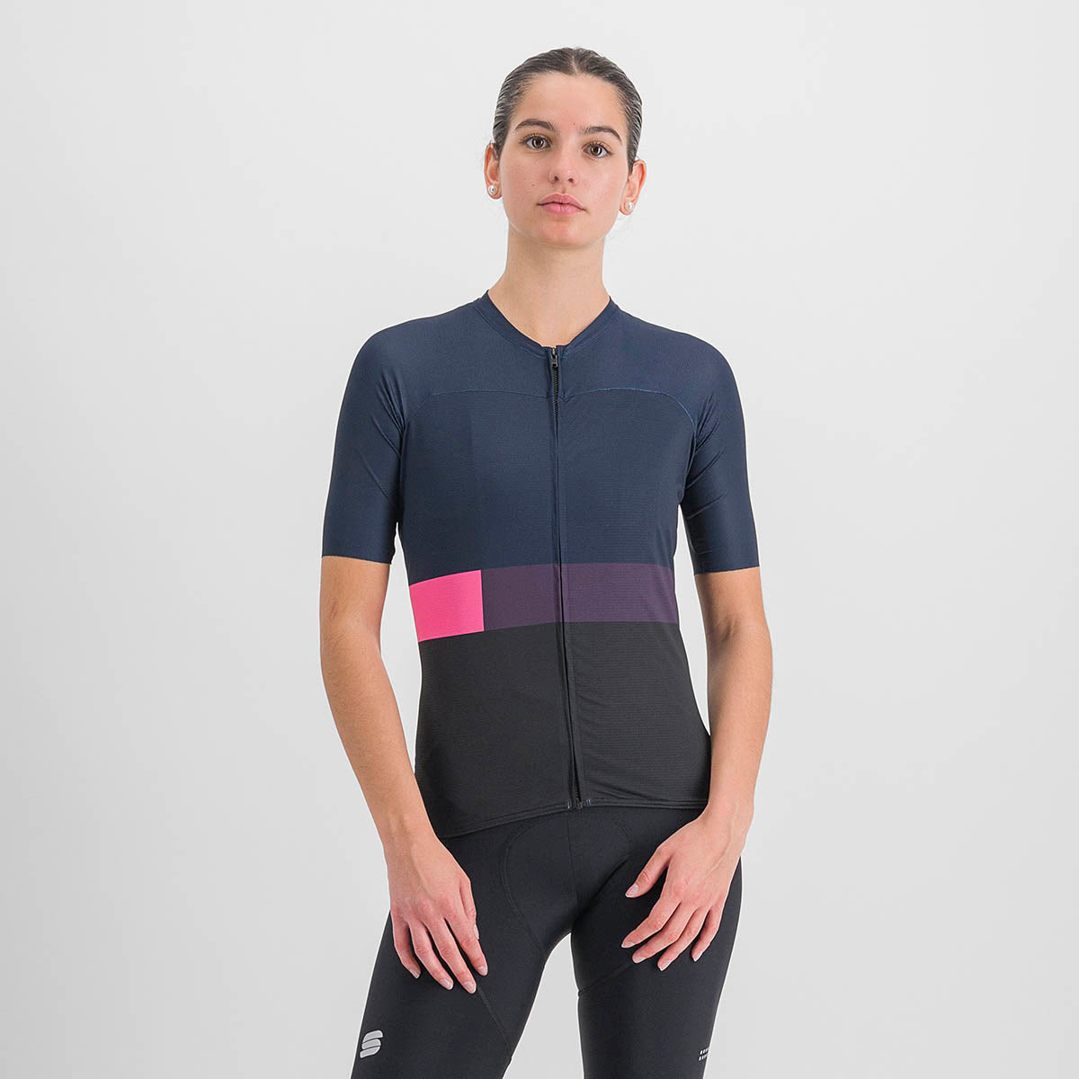 Sportful Snap W Jrs - Black Galaxy Blue