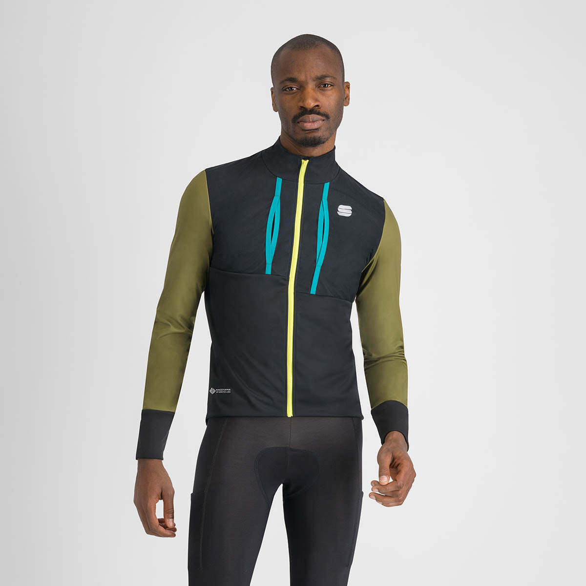 Sportful Supergiara Jacket - Black Green Blue