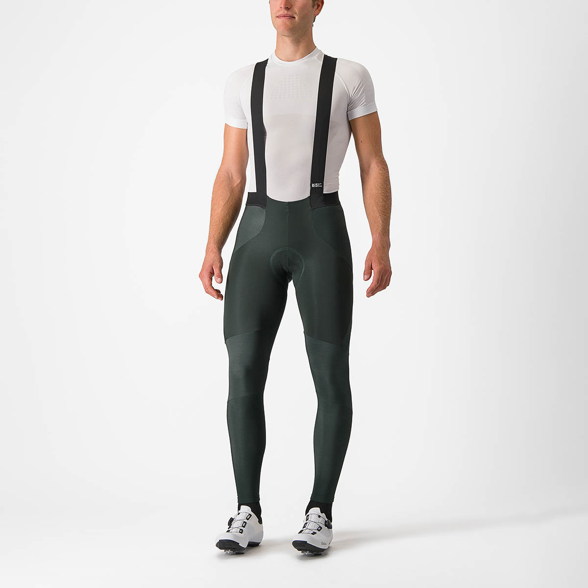 Castelli Sorpasso Ros Bibtight - Rover Green