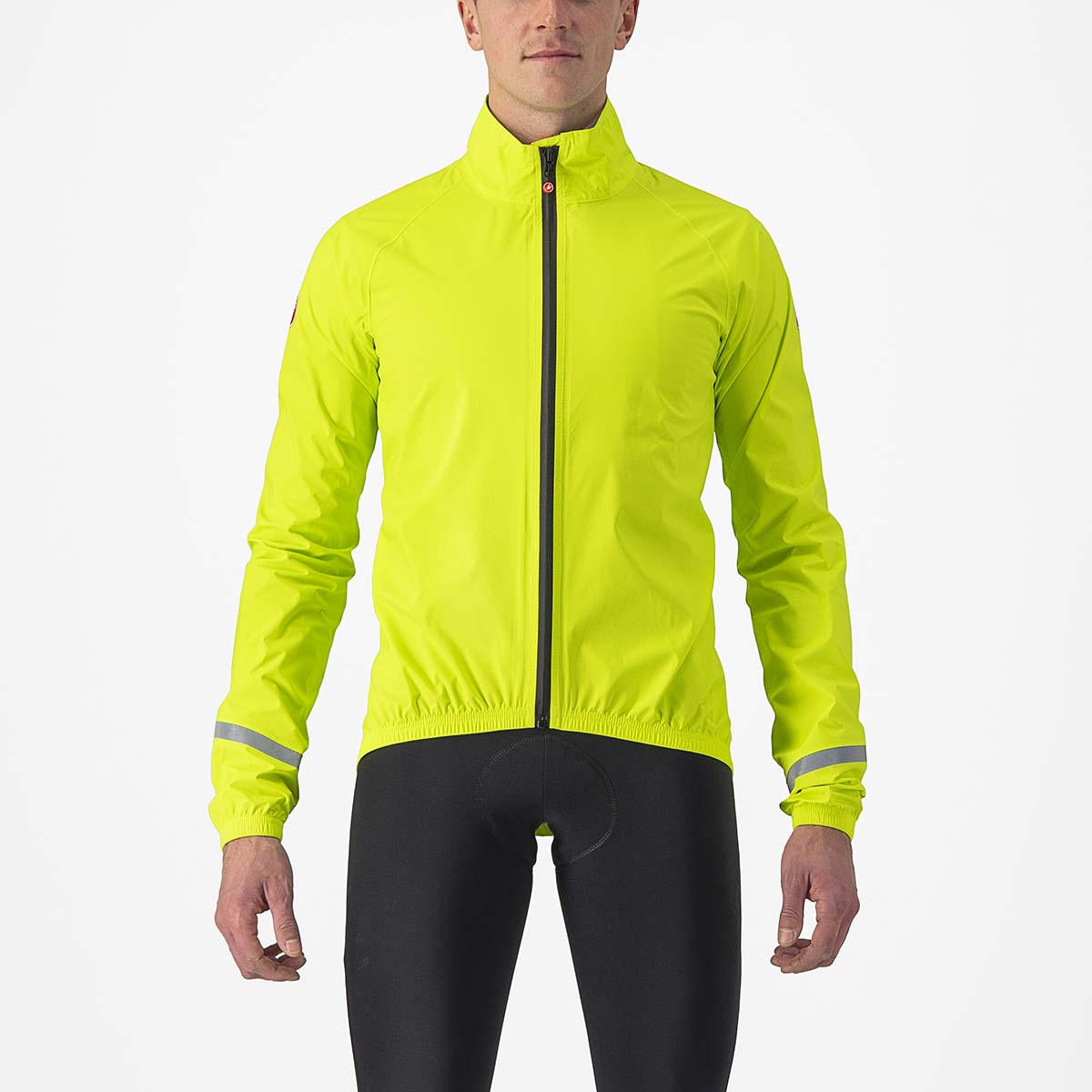 Castelli Emergency 2 Rain Jacket - Electric Lime