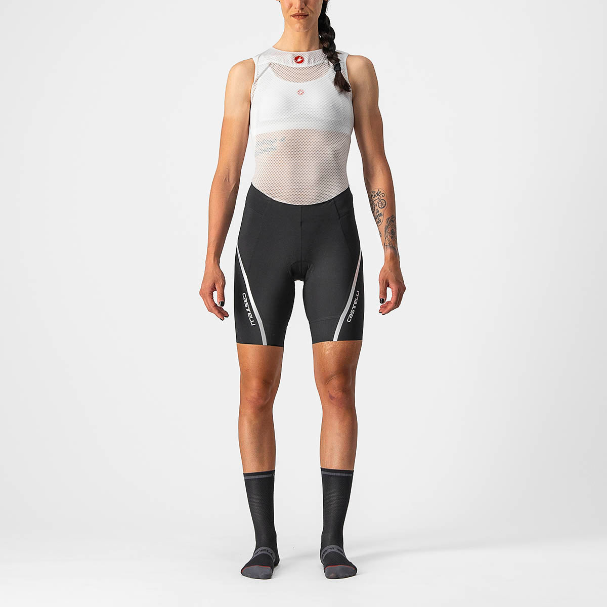 Castelli Velocissima 3 Short - Black/Silver