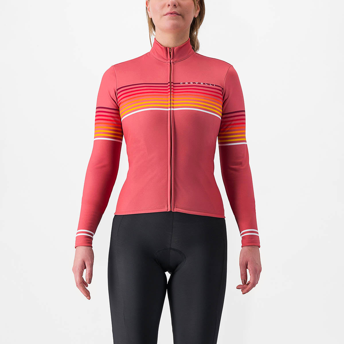 Castelli Ottanta Ls Jersey - Mineral Red
