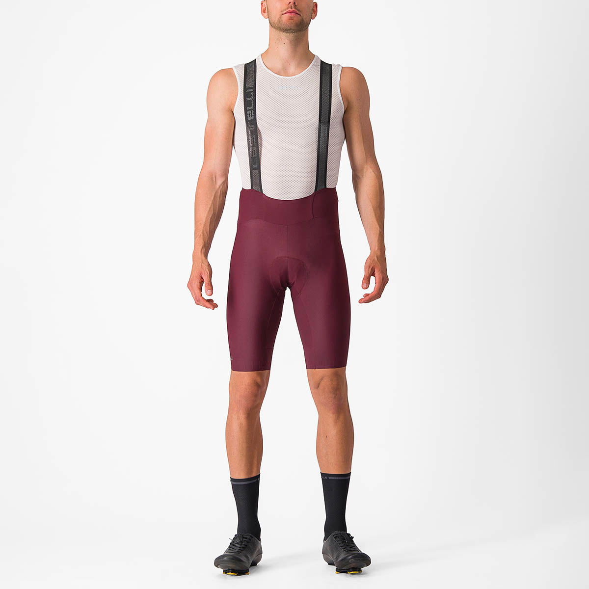 Castelli Espresso Bibshort - Deep Bordeaux