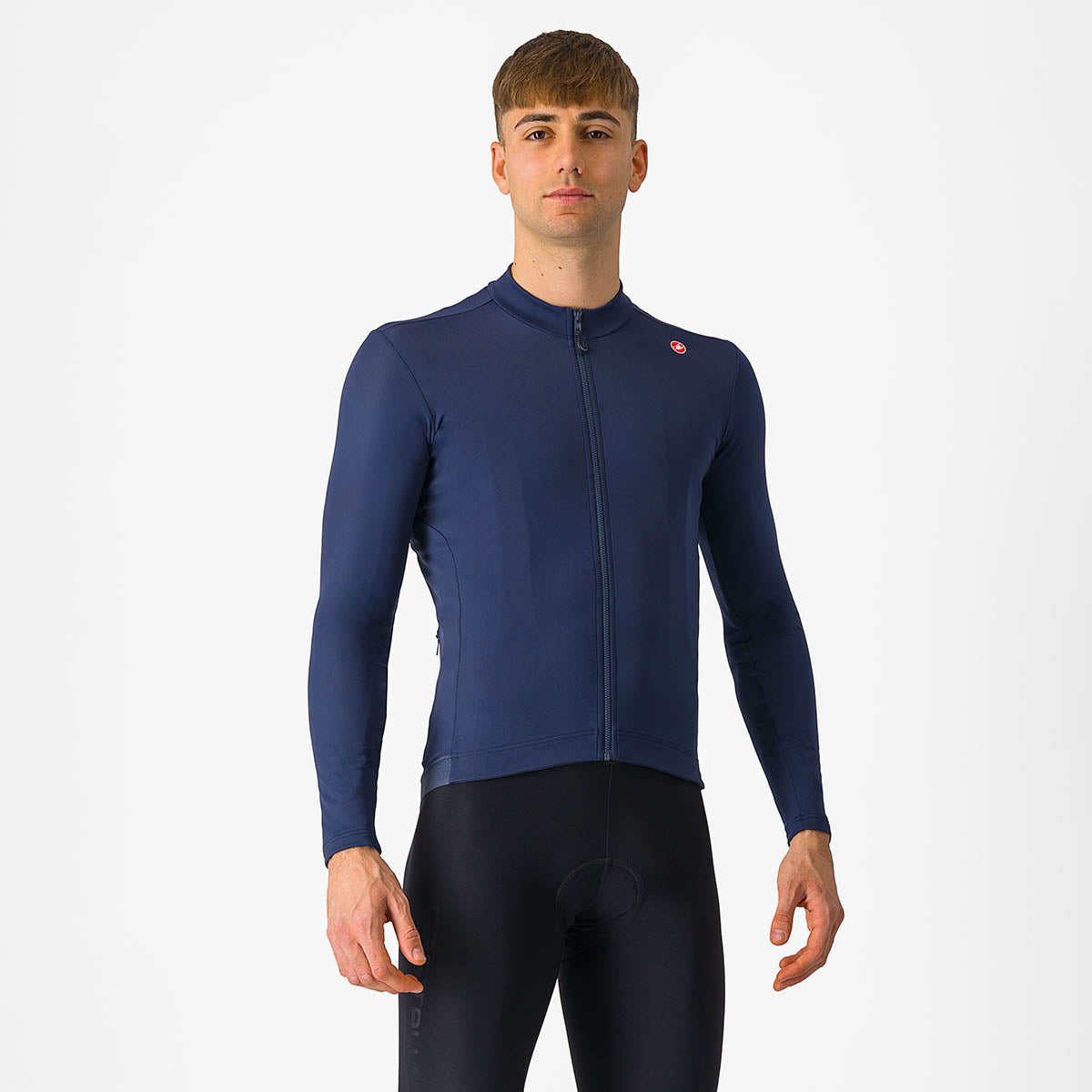 Castelli Espresso Thermal Jersey - Belgian Blue