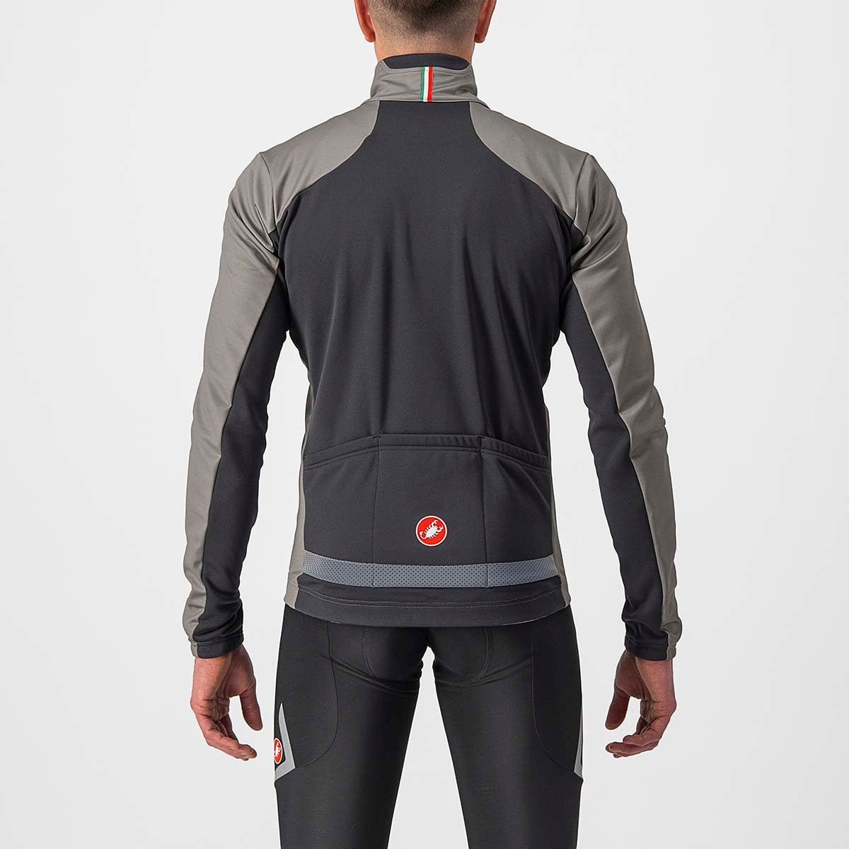Castelli Transition 2 Jacket - Nickel Gray/Dark Gray-Silver R