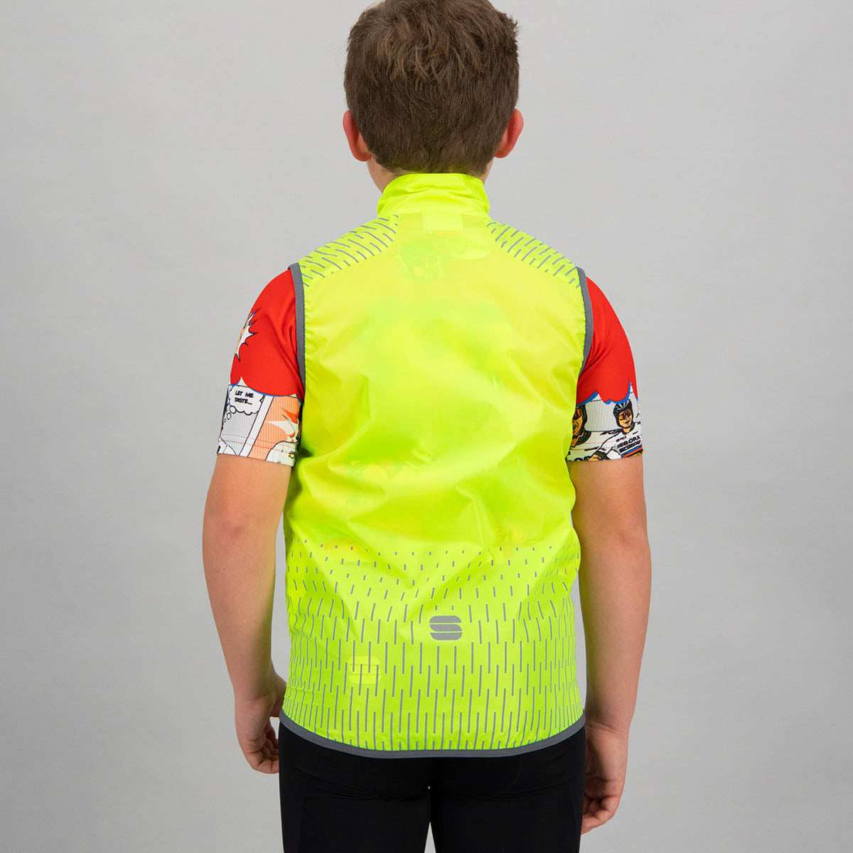 Sportful Kid Reflex Vest - Yellow Fluo