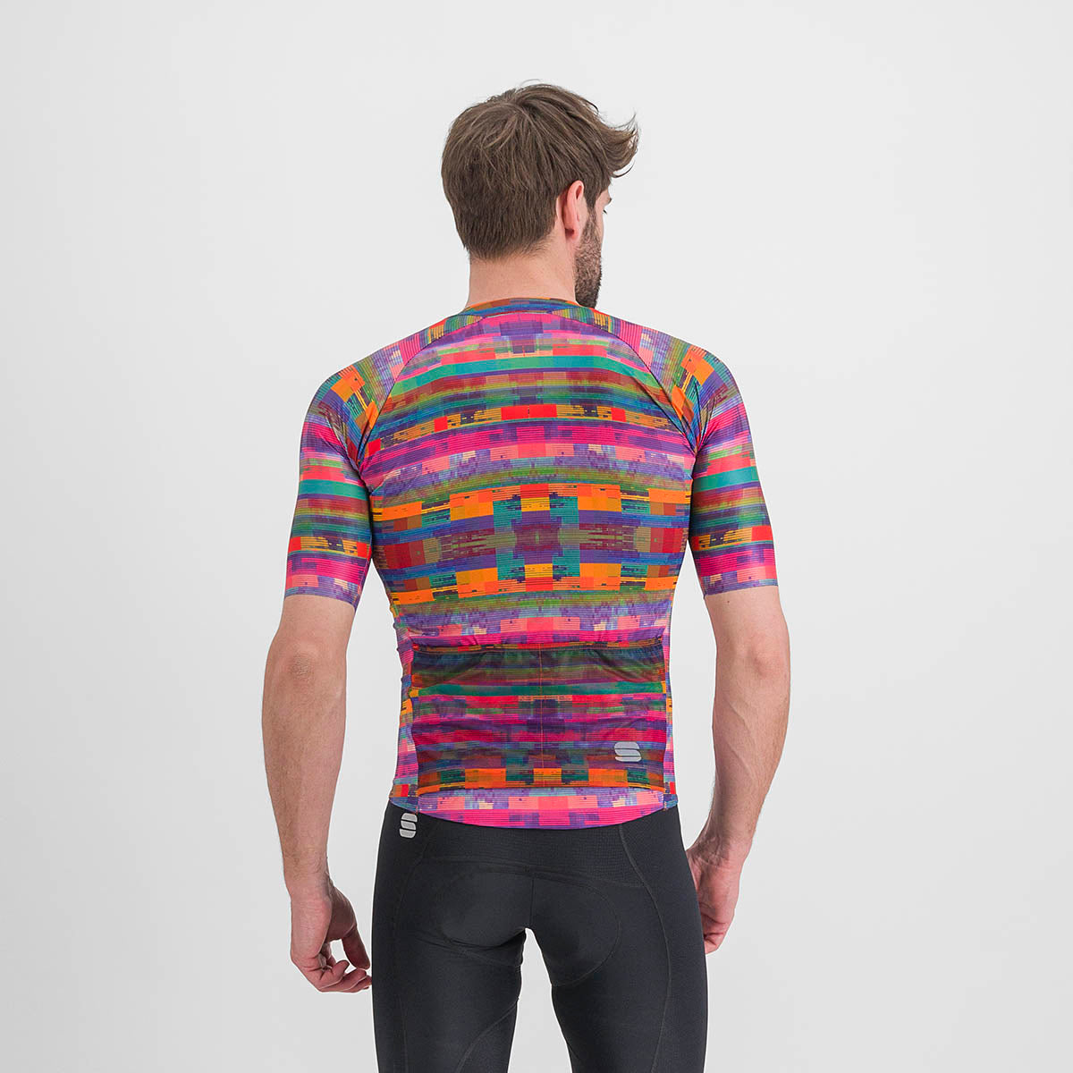 Sportful Glitch Bomber Jersey - Multicolor Pink