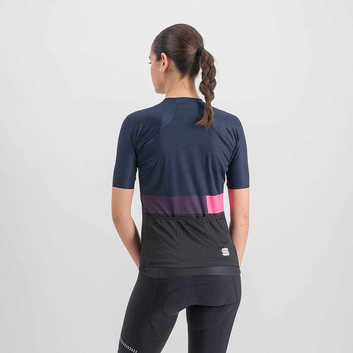Sportful Snap W Jrs - Black Galaxy Blue