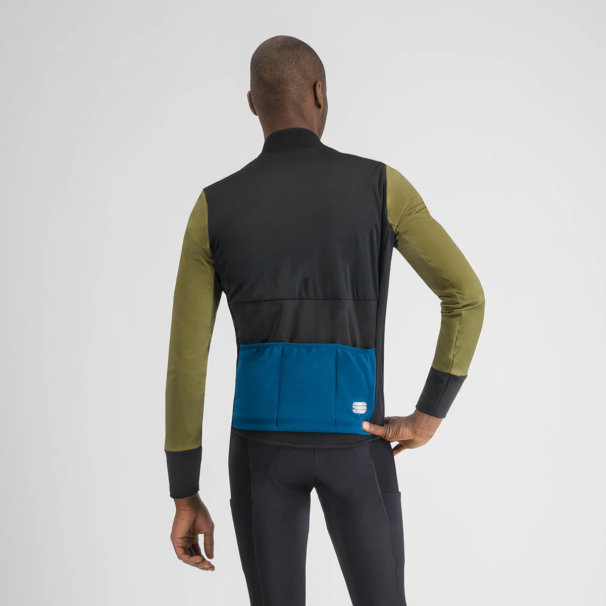 Sportful Supergiara Jacket - Black Green Blue