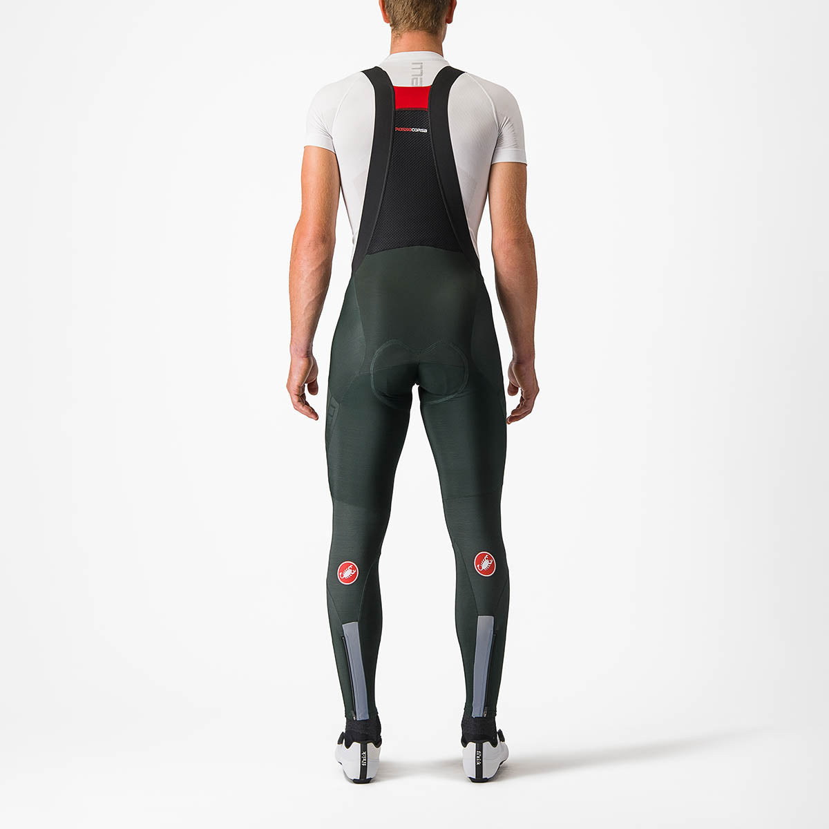 Castelli Sorpasso Ros Bibtight - Rover Green