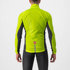 Castelli Squadra Stretch Jacket - Electric Lime/Dark Gray