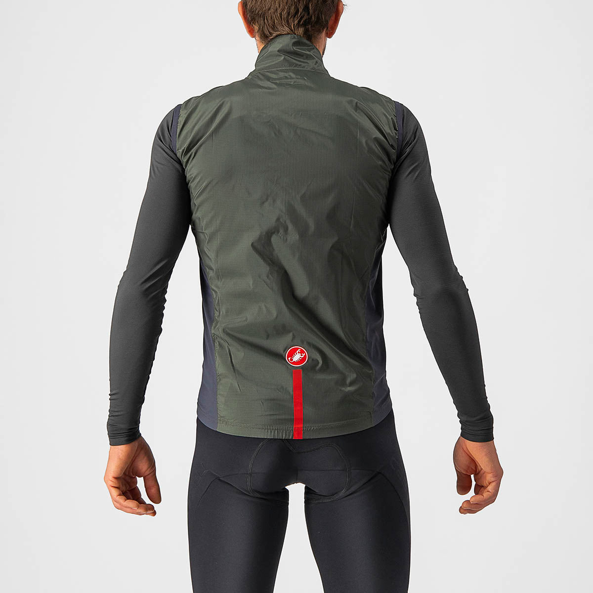 Castelli Squadra Stretch Vest - Military Green/Dark Gray