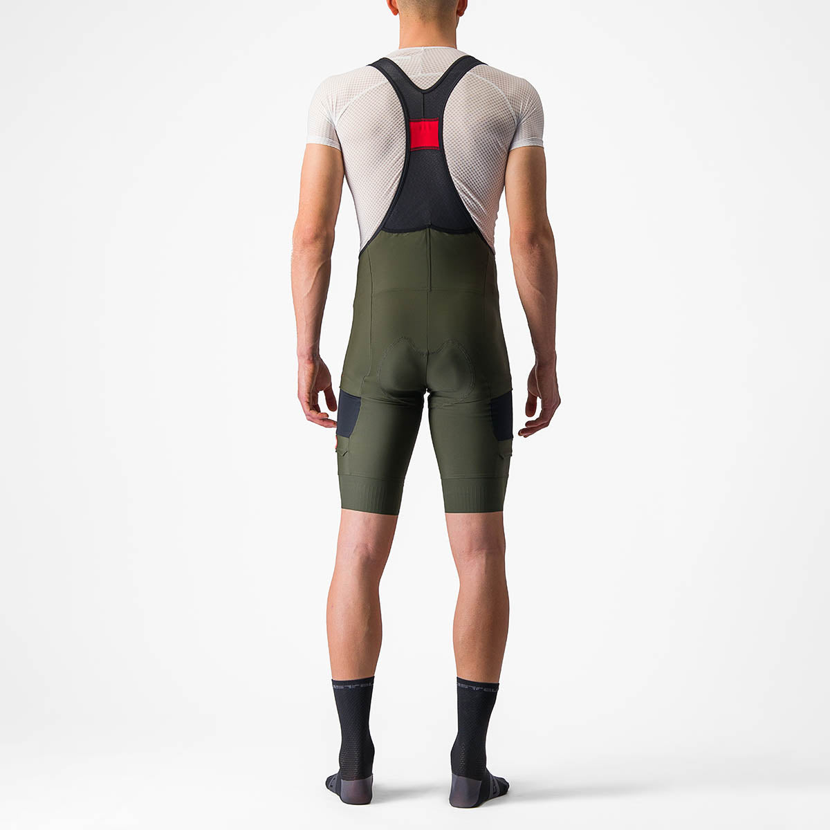 Castelli Unlimited Cargo Bibshort - Deep Green