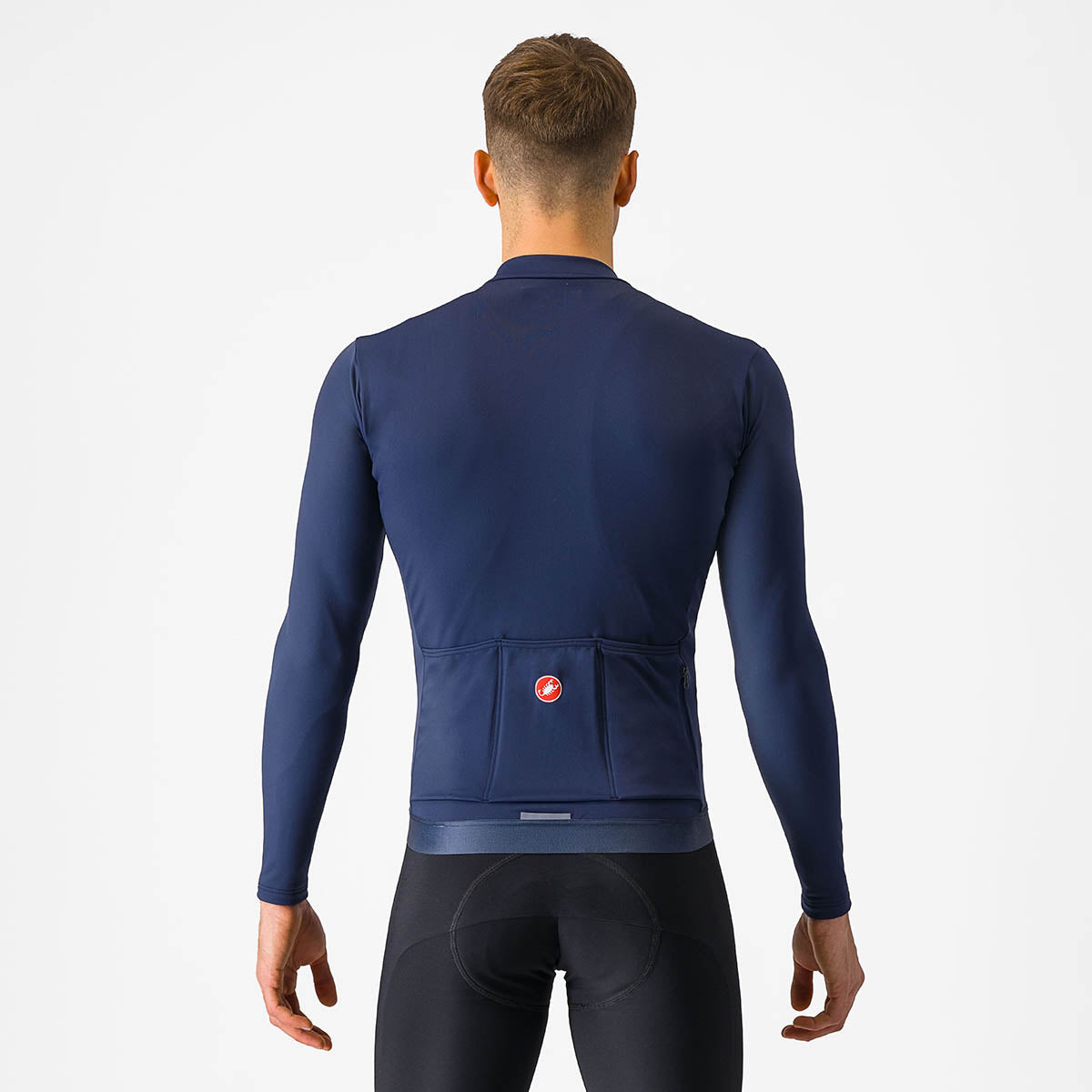 Castelli Espresso Thermal Jersey - Belgian Blue