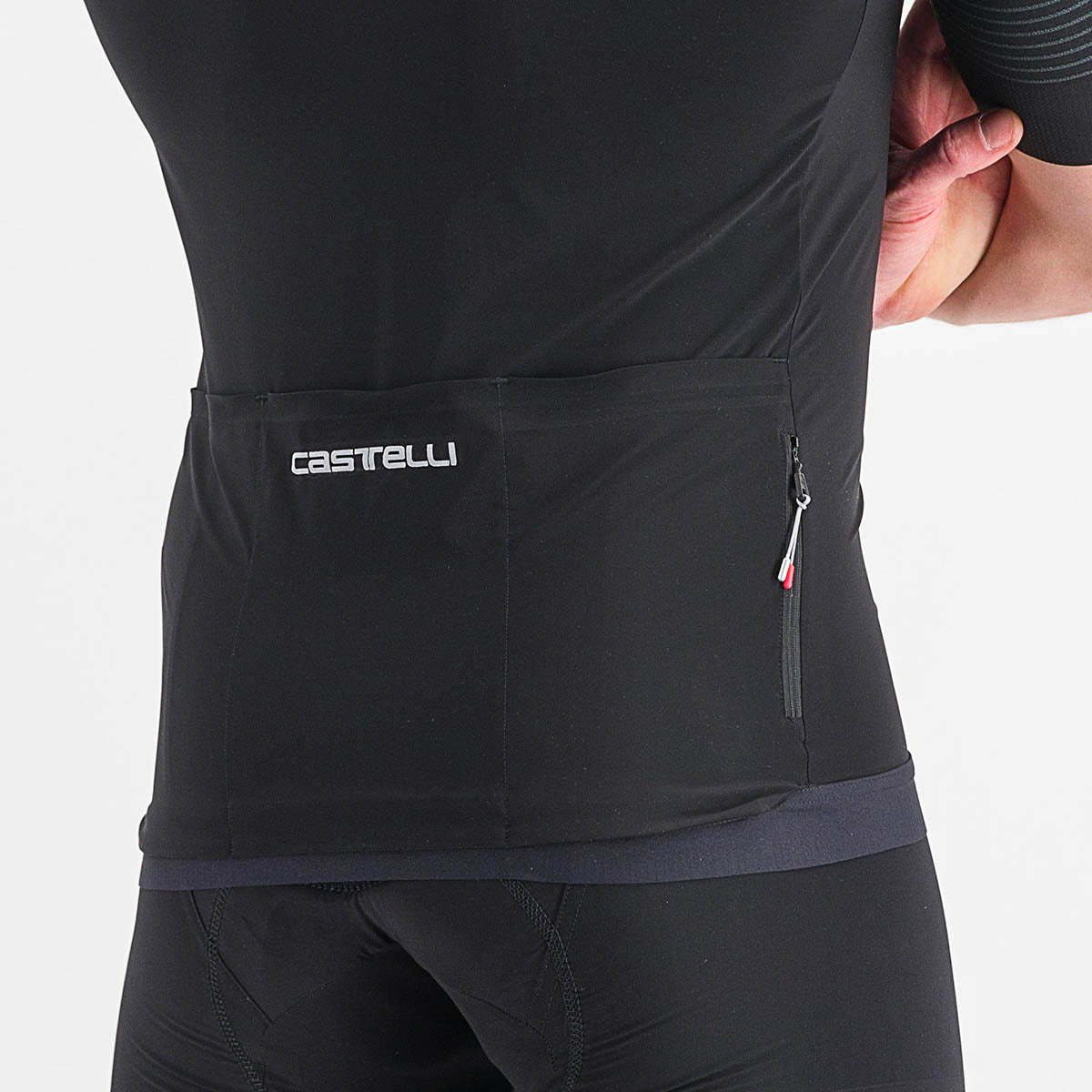 Castelli Premio Black Jersey - Light Black/Black