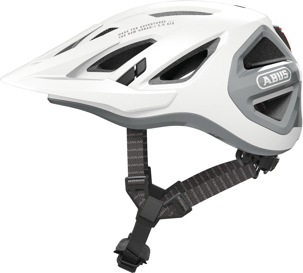 Abus Urban-I 3.0 ACE Fietshelm Polar White