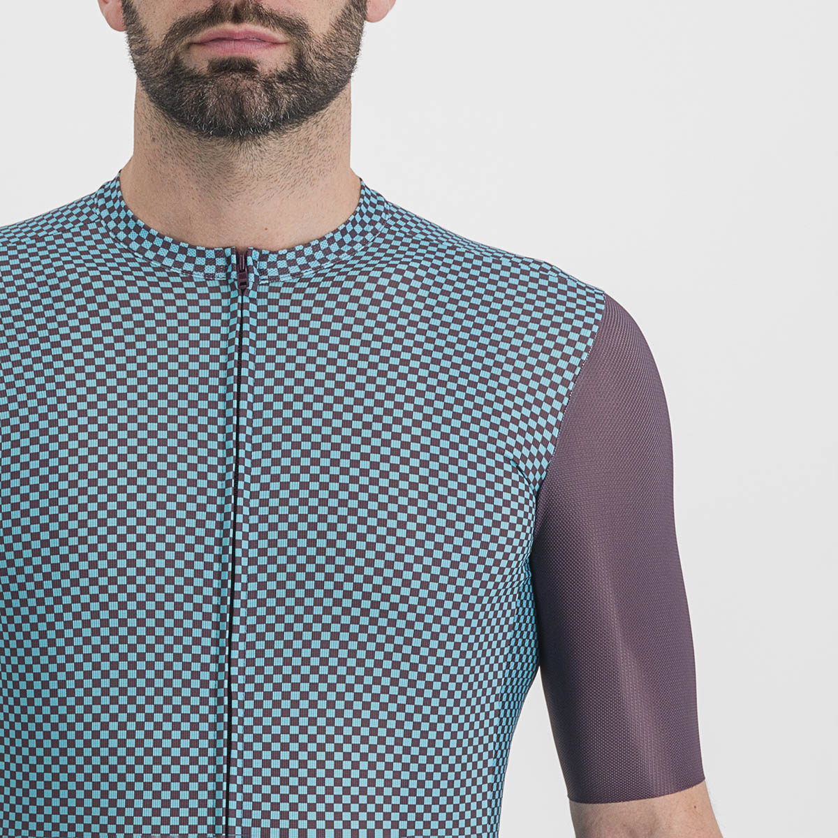 Sportful Checkmate Jersey - Huckleberry Blue Radiance
