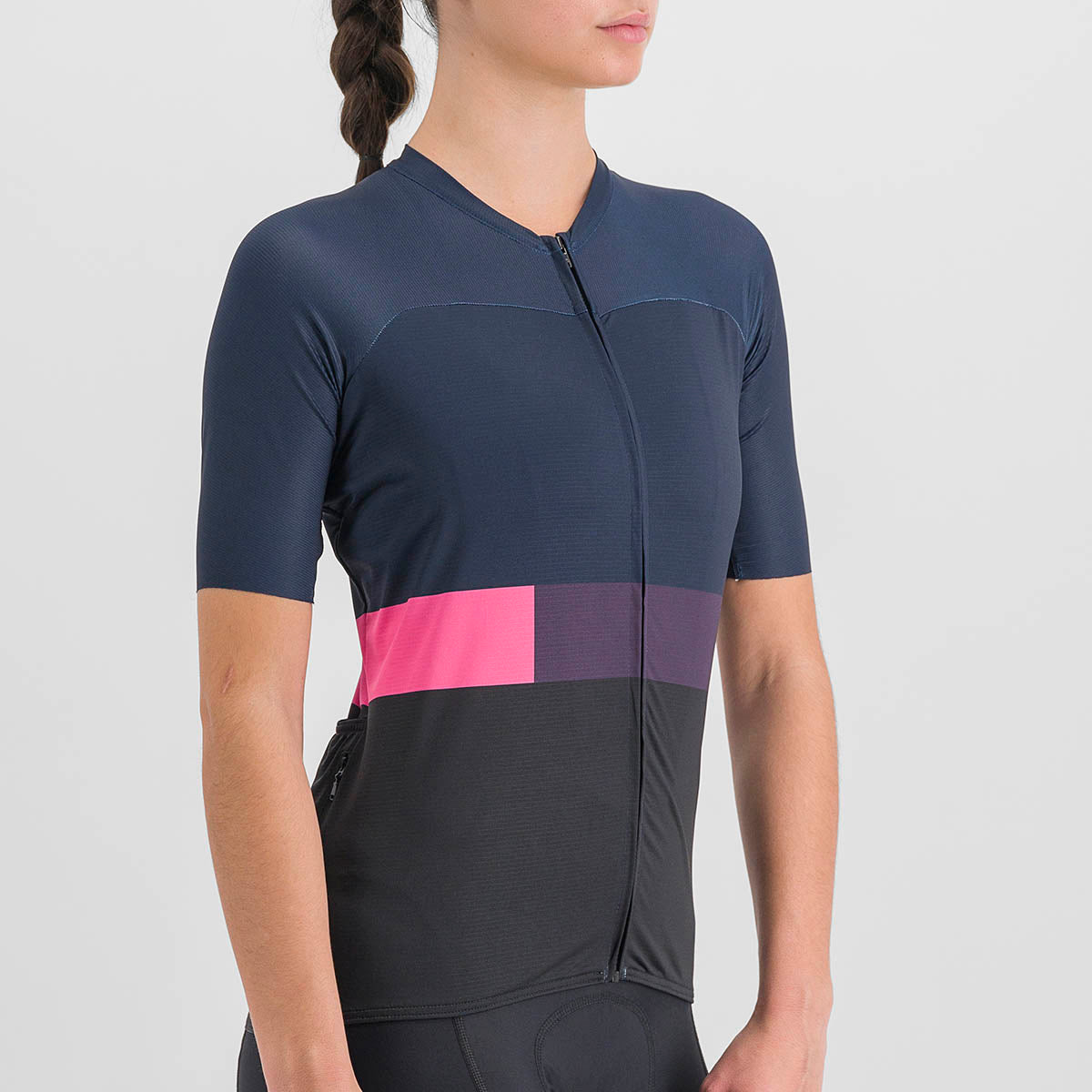 Sportful Snap W Jrs - Black Galaxy Blue
