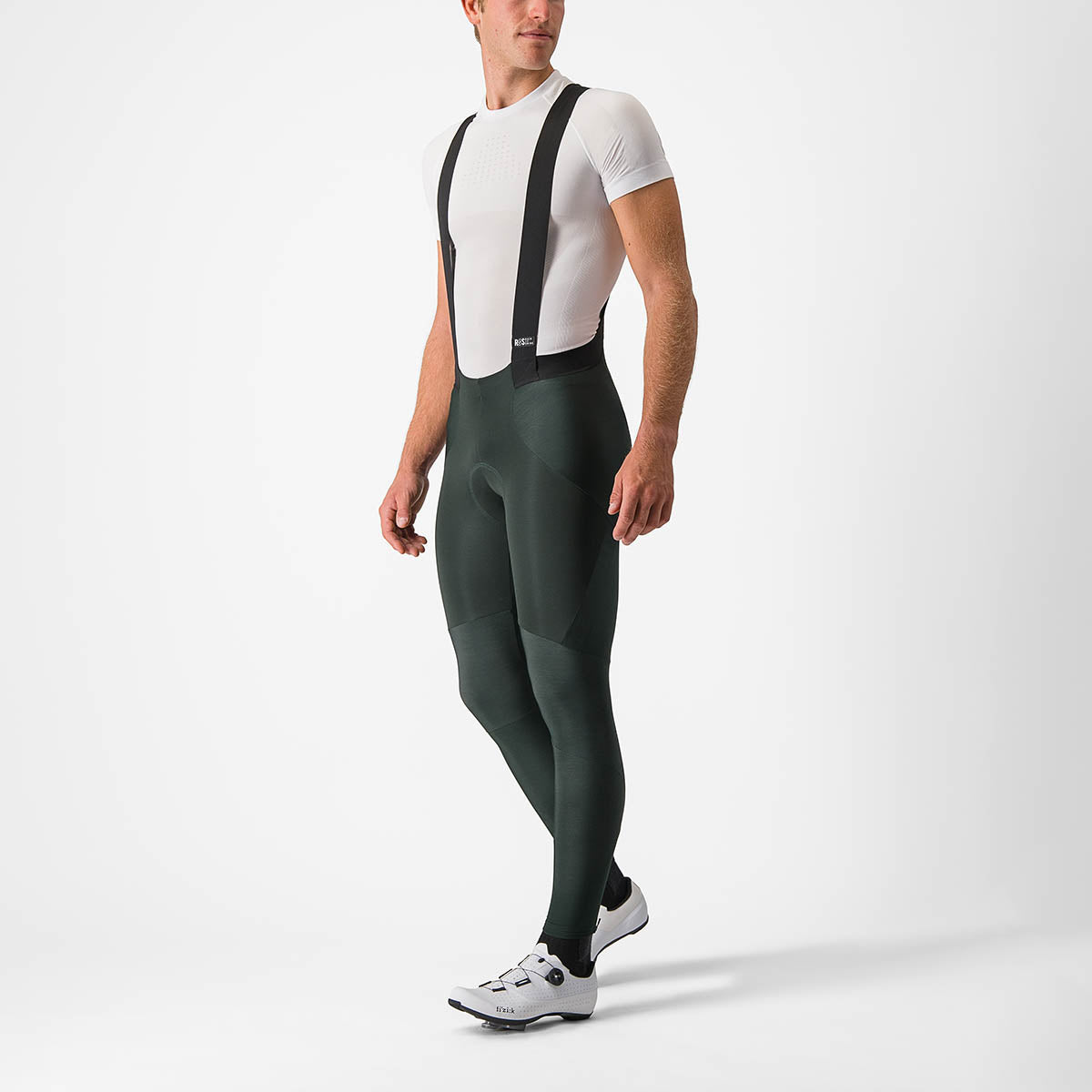 Castelli Sorpasso Ros Bibtight - Rover Green