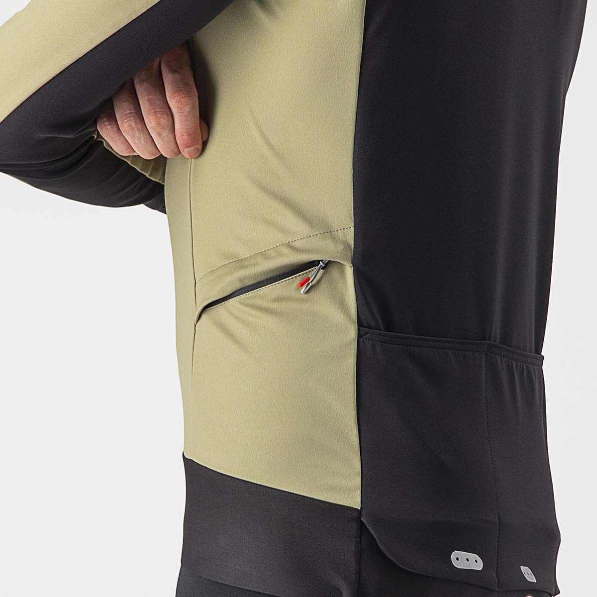 Castelli Alpha Ros 2 Light Jacket - Green Tea/Military Green-Black