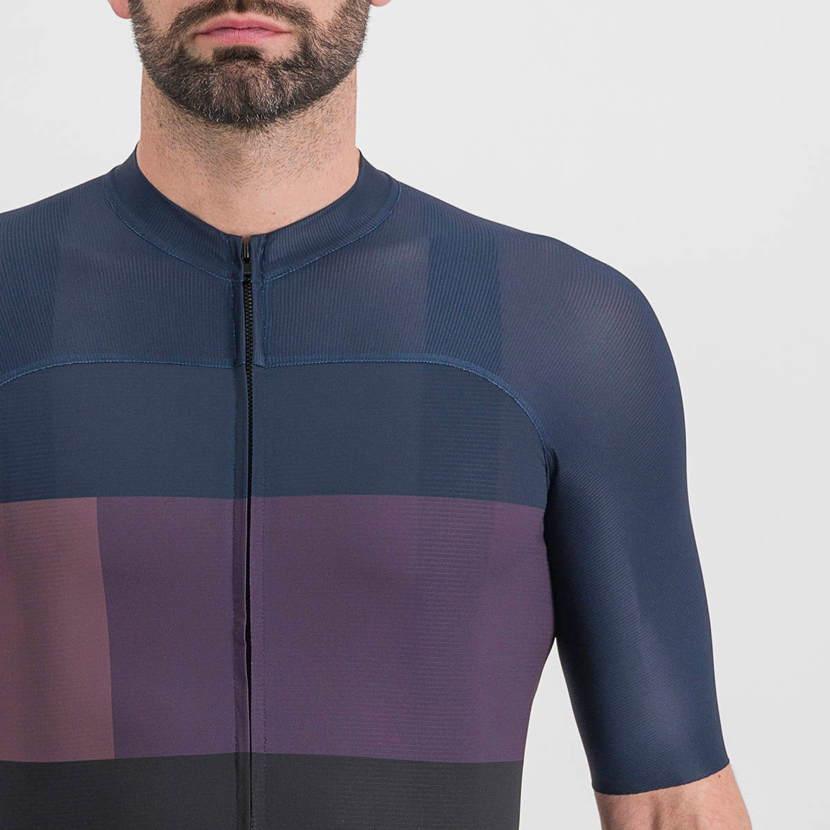 Sportful Snap Jersey - Black Galaxy Blue