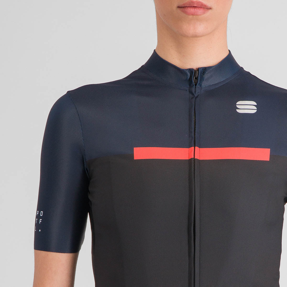 Sportful Pista W Jersey - Black Galaxy Blue