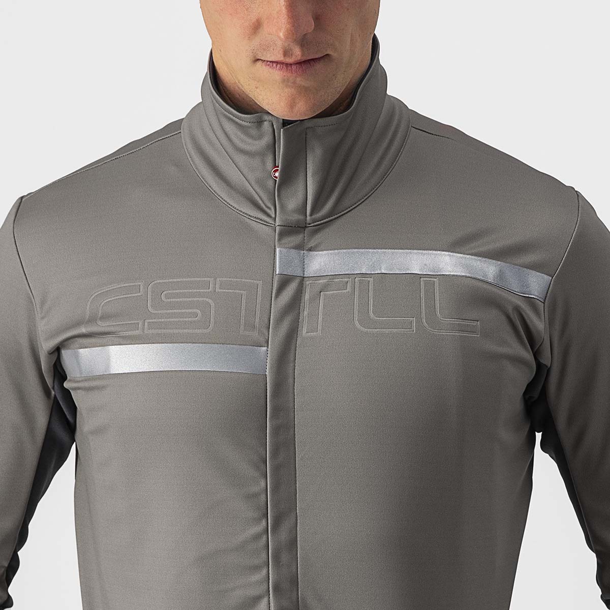 Castelli Transition 2 Jacket - Nickel Gray/Dark Gray-Silver R