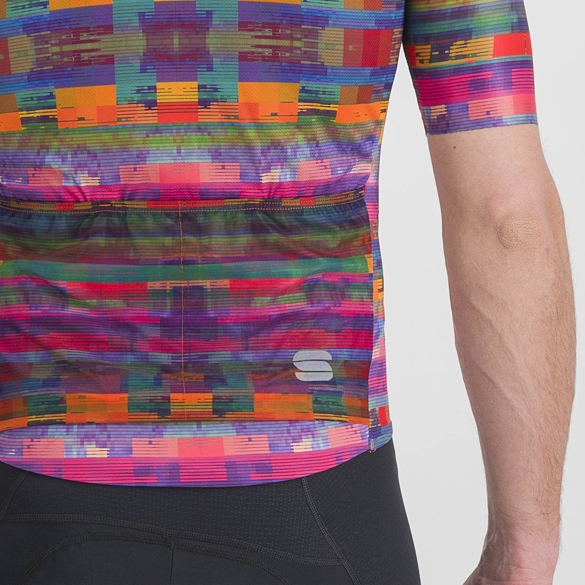 Sportful Glitch Bomber Jersey - Multicolor Pink