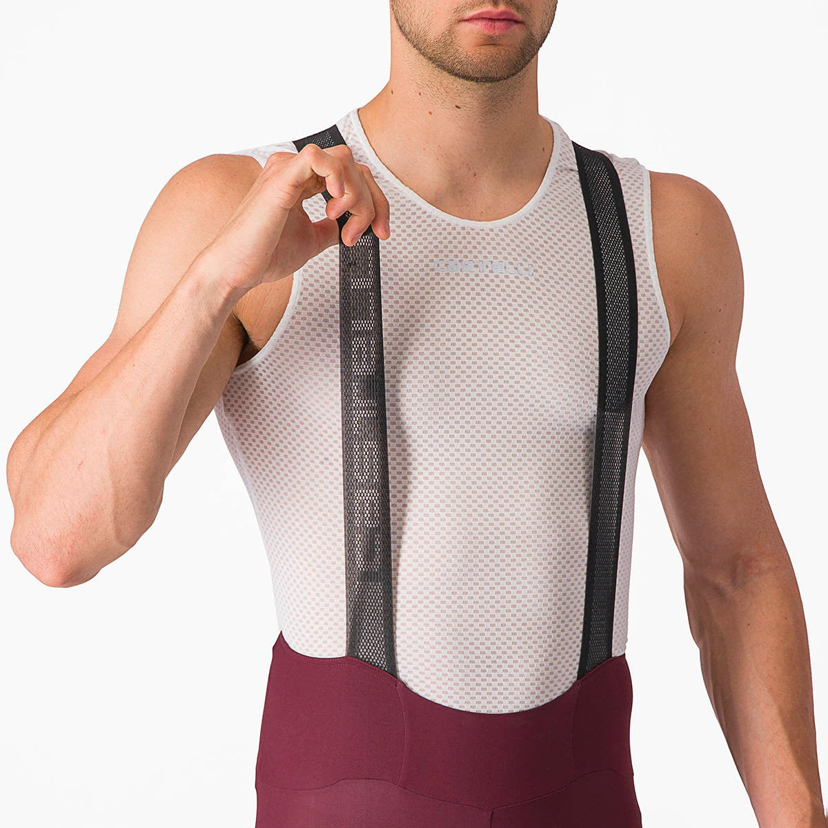 Castelli Espresso Bibshort - Deep Bordeaux