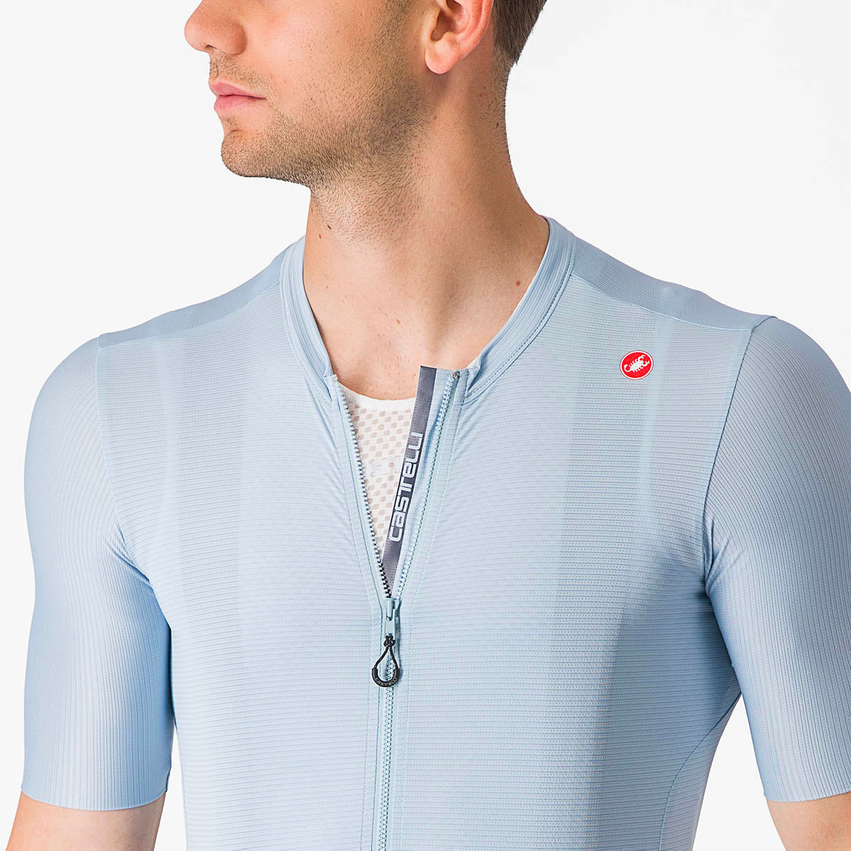 Castelli Espresso Jersey - Winter Sky/Belgian Blue