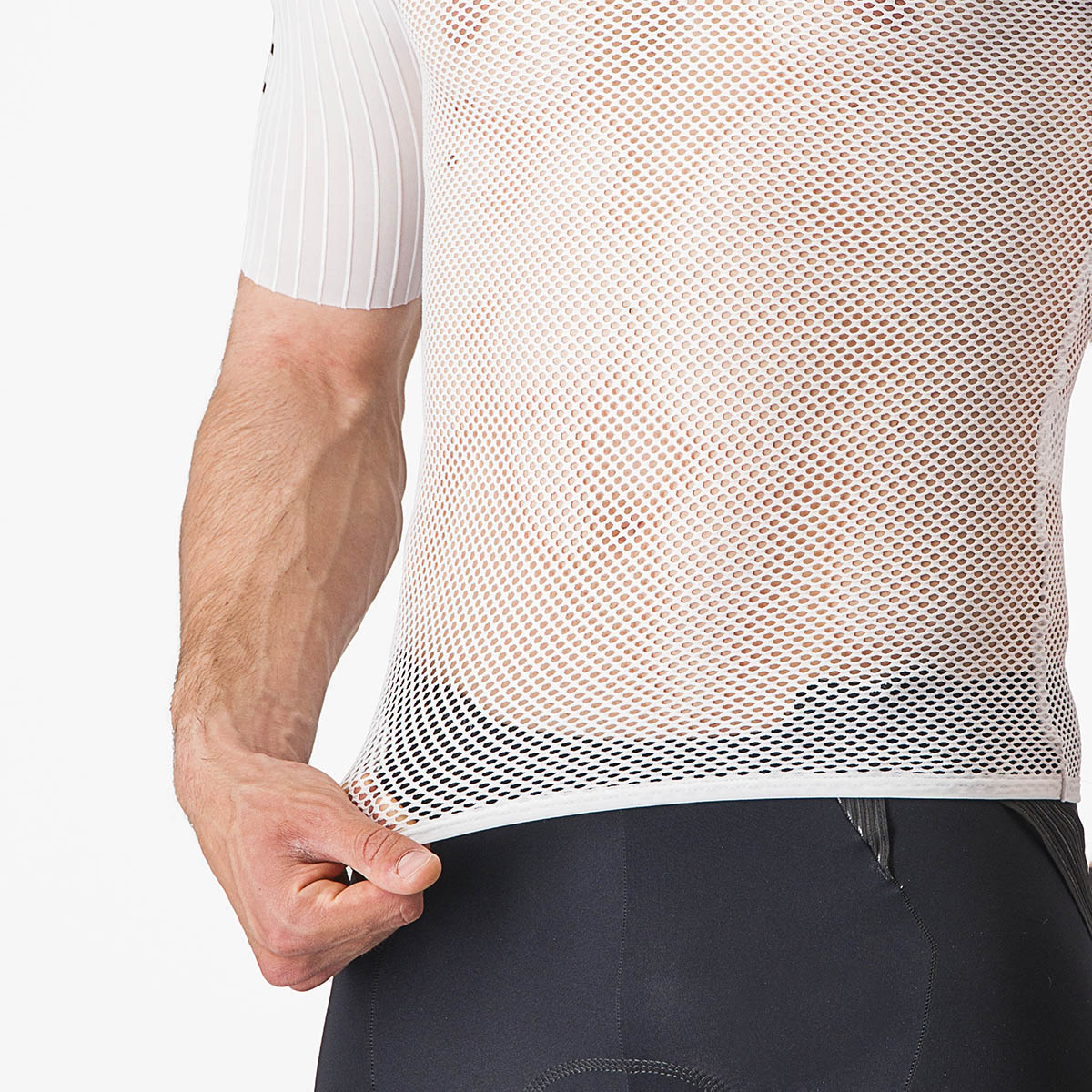 Castelli Bolero Ss Base Layer - White