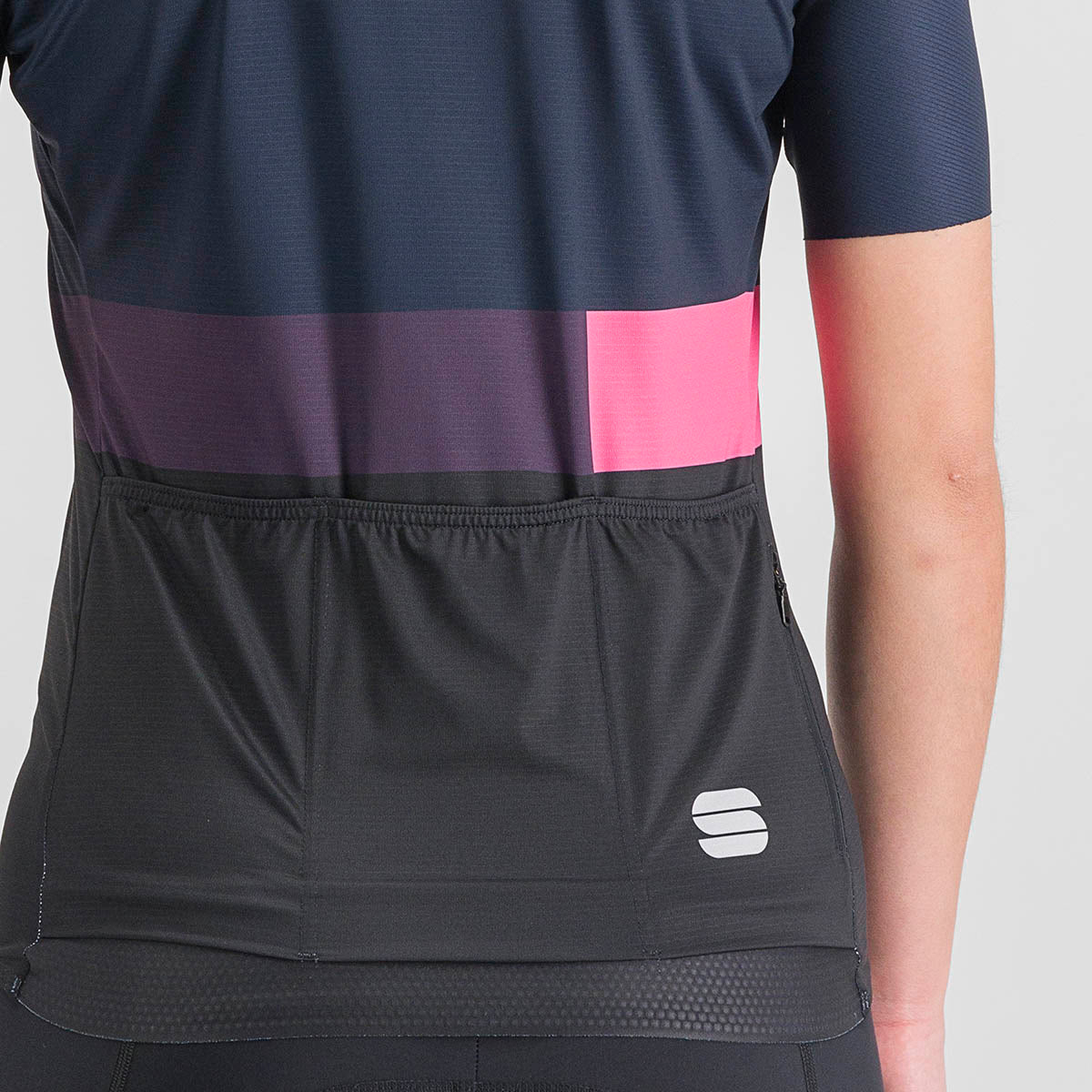 Sportful Snap W Jrs - Black Galaxy Blue