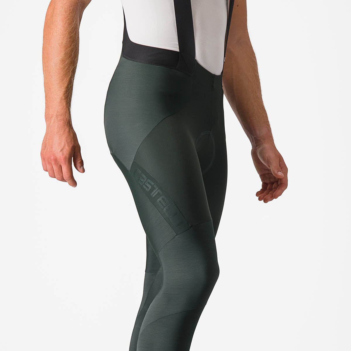 Castelli Sorpasso Ros Bibtight - Rover Green