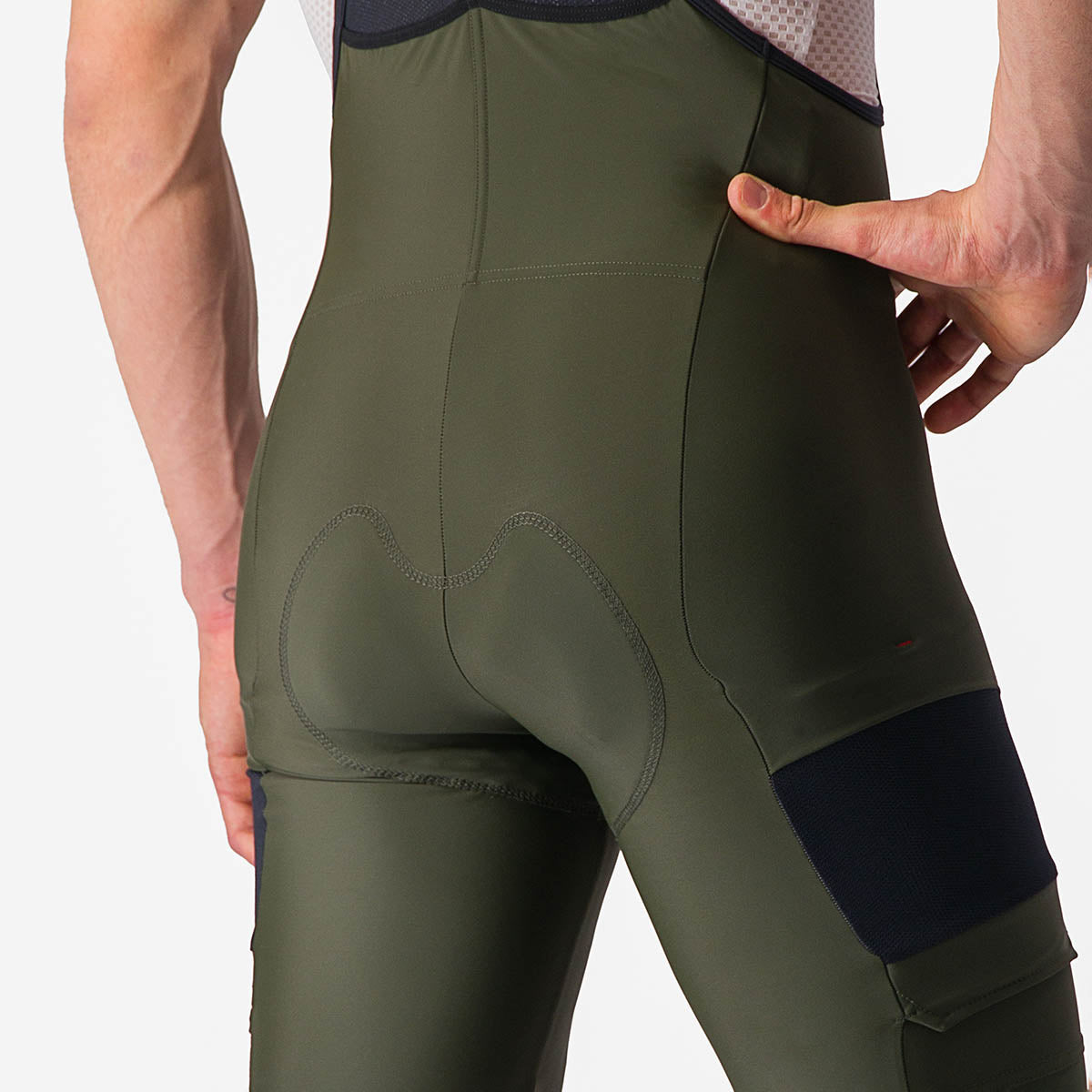 Castelli Unlimited Cargo Bibshort - Deep Green