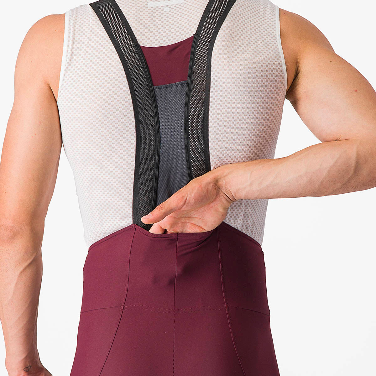 Castelli Espresso Bibshort - Deep Bordeaux