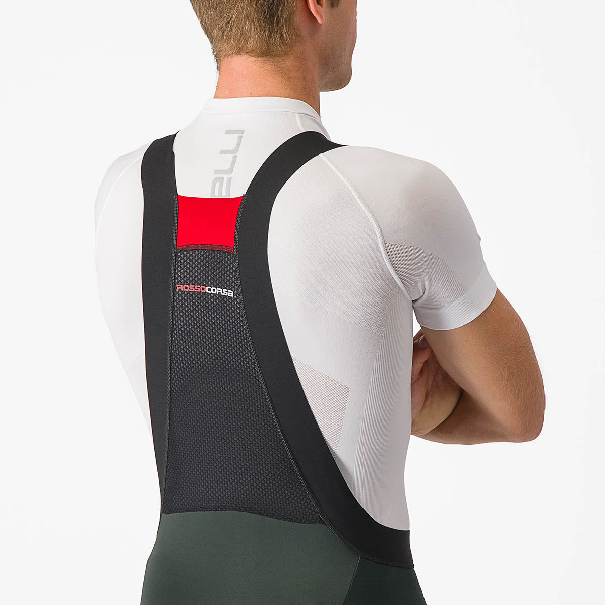 Castelli Sorpasso Ros Bibtight - Rover Green
