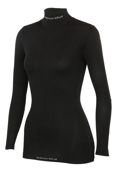 SPORTFUL 2nd Skin Active 100 T Lady Shirt LM High Col Black(225)