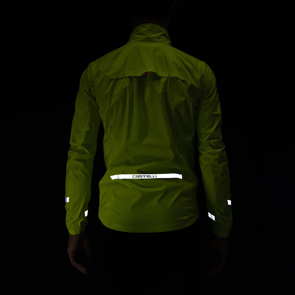 Castelli Emergency 2 Rain Jacket - Electric Lime
