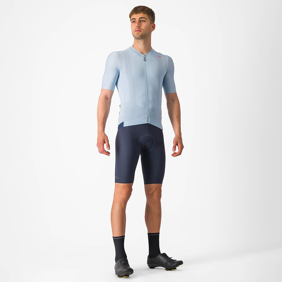 Castelli Espresso Jersey - Winter Sky/Belgian Blue