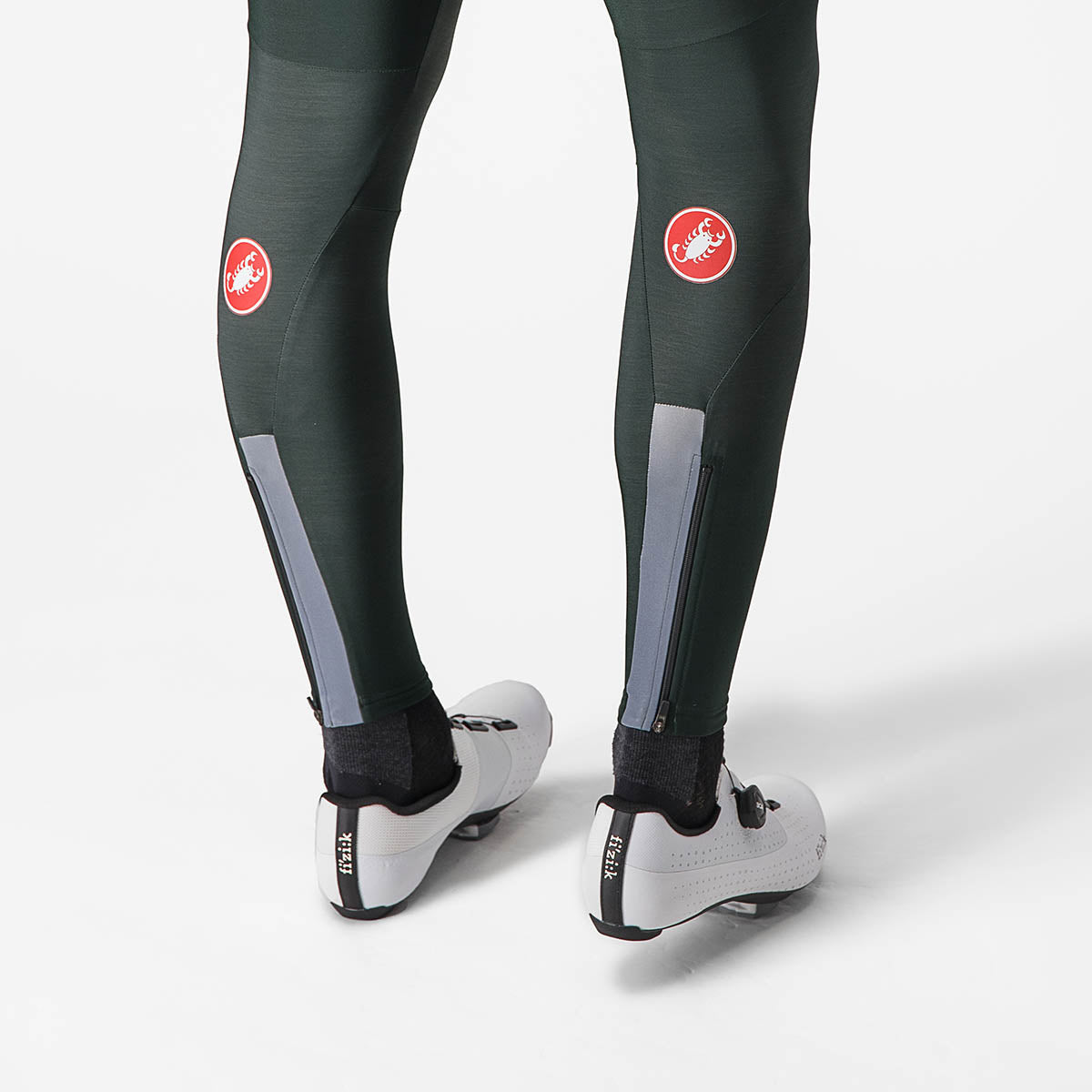 Castelli Sorpasso Ros Bibtight - Rover Green