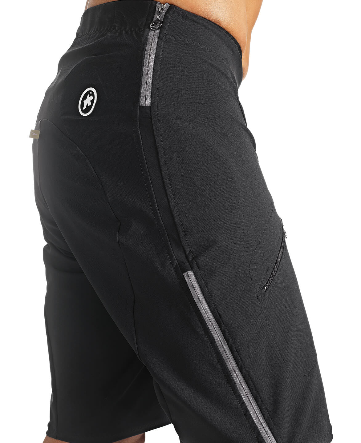 Assos h.rally cargo korte fietsbroek torpedo grijs