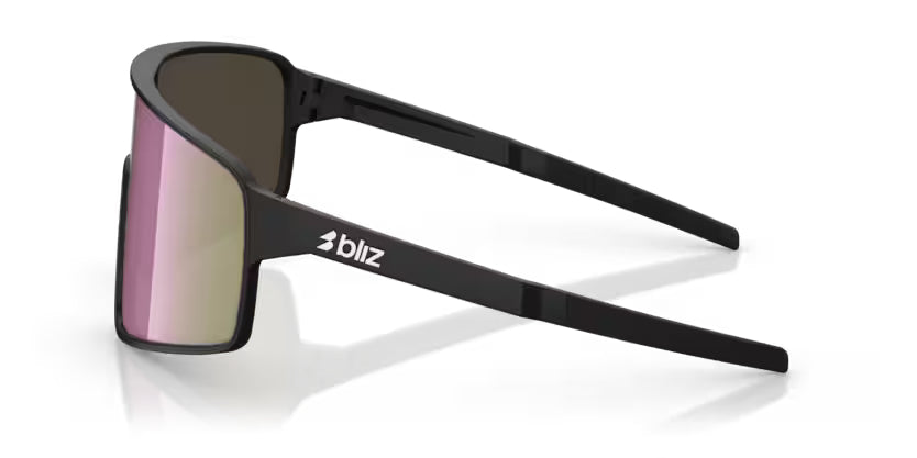 Bliz P001 Bril Matt Black - Roze Brown