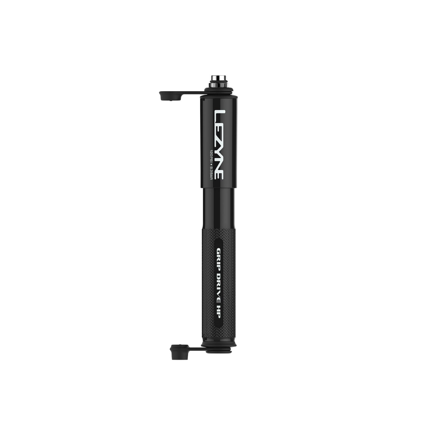 Lezyne Grip Drive HP Fietspomp S 185mm Black