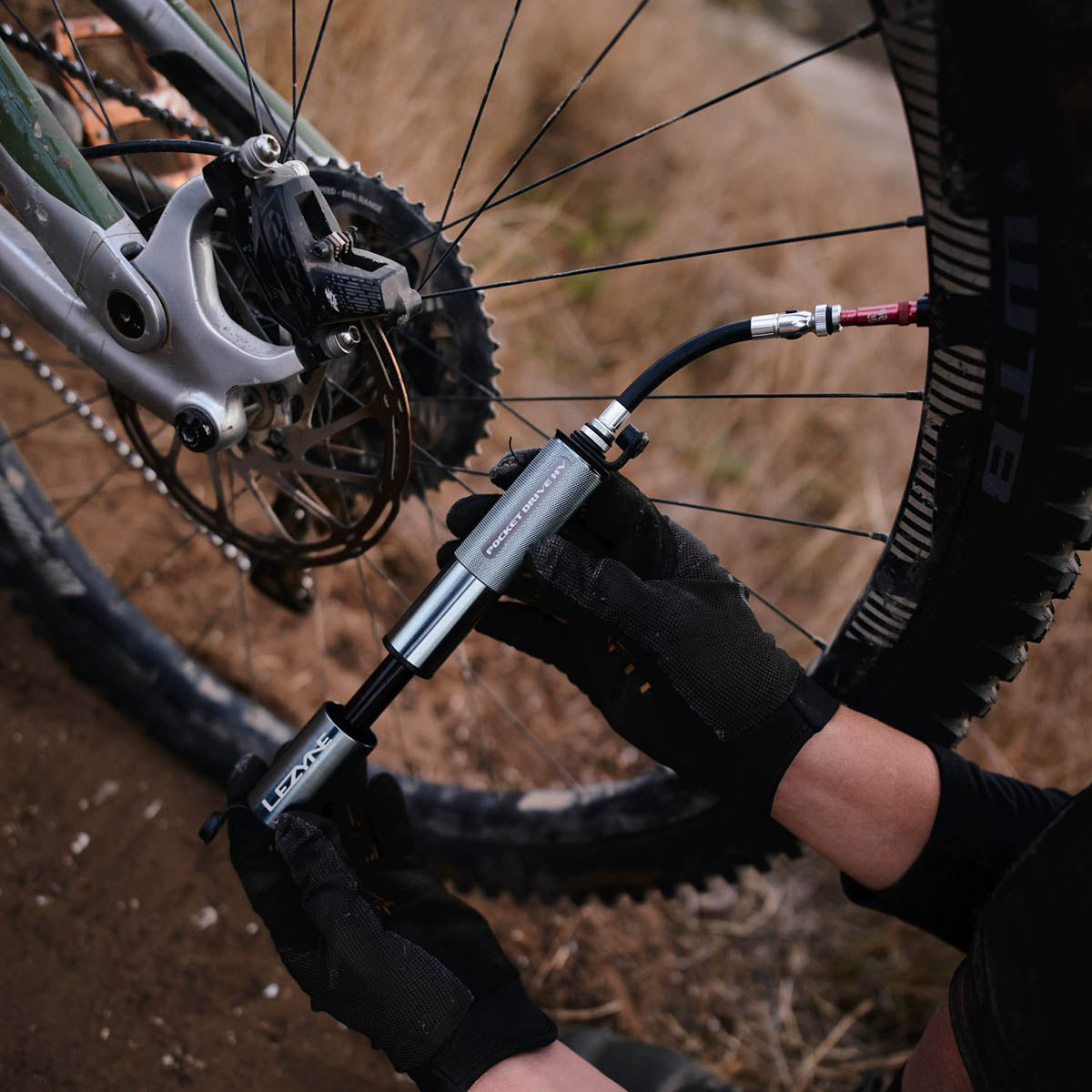 Lezyne Pocket Drive HV Fietspomp - Hi Gloss