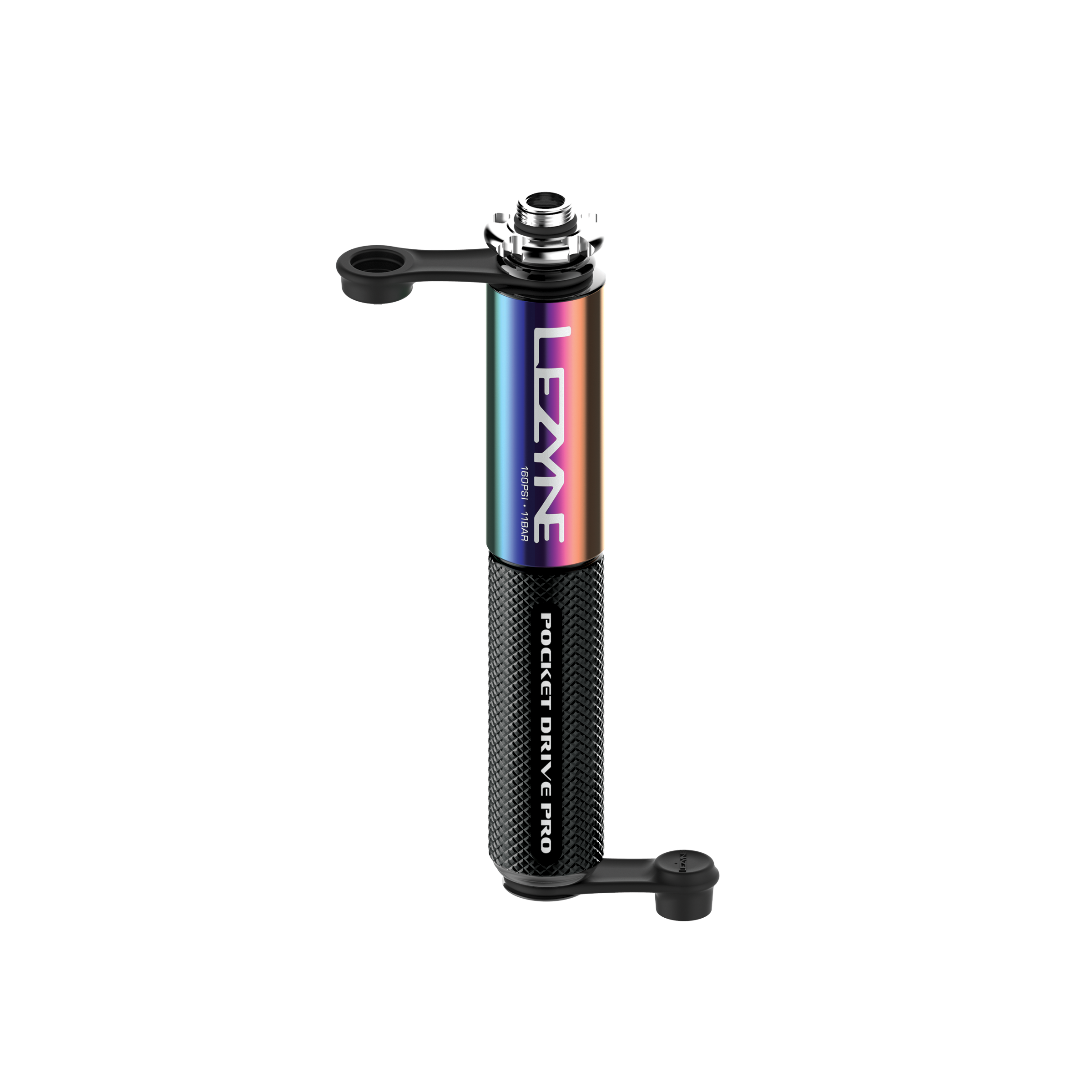 Lezyne Pocket Drive Pro Fietspomp Neo Metallic Black